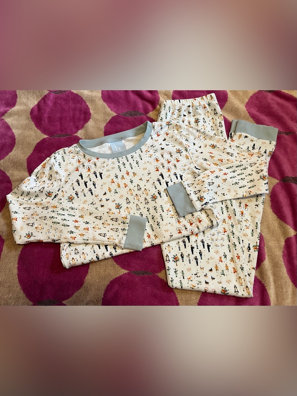 🎄12 Days Of Christmas 100% Peruvian Pima Cotton Pajama Set